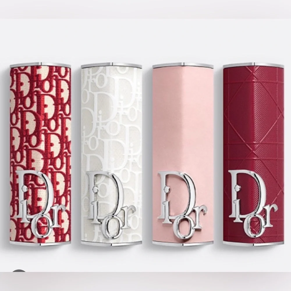 Dior Lipstick Case- NIB in Pink Blush with Silver Logo